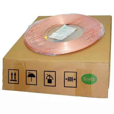 کویل لوله مسی 1 اینچی برای کولر گازی Cu 99.99٪ فشار بالا