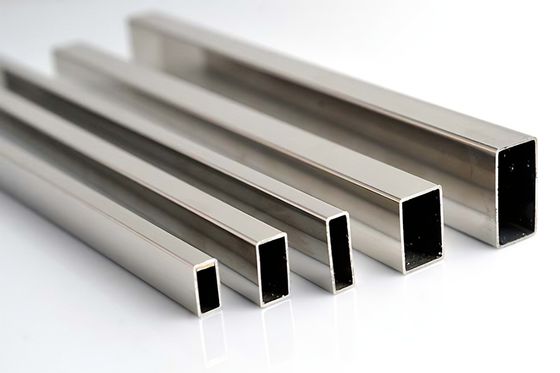 لوله های فولادی ضد زنگ SS431 لوله های توخالی لوله مربع AISI ASTM 304 304L