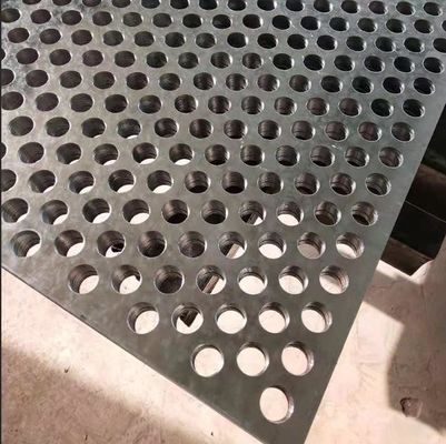 ورق پانچ ضد زنگ SS304 ASTM AISI SS صفحه فولادی SS سوراخ گرد 1500 میلی متری