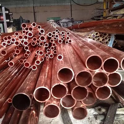 لوله مسی ASTM C12000 لوله مسی 40 میلی متر TU1 مس DHP مستقیم