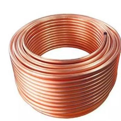 C12200 C2400 لوله کویل مسی ASTM B280 لوله پنکیک تهویه مطبوع AC نواری