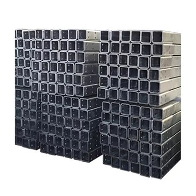 مربع توخالی لوله فولادی SHS مقطع گالوانیزه S195 S235
