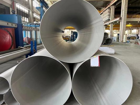 لوله فولادی ضد زنگ 304 2205 904L ERW قطر بزرگ 150 میلی متر