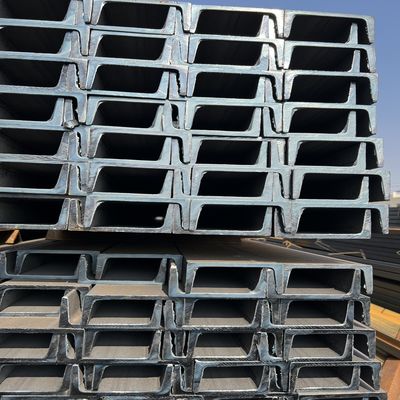 فولاد گالوانیزه C U کانال پروفیل S235 Q235 12m