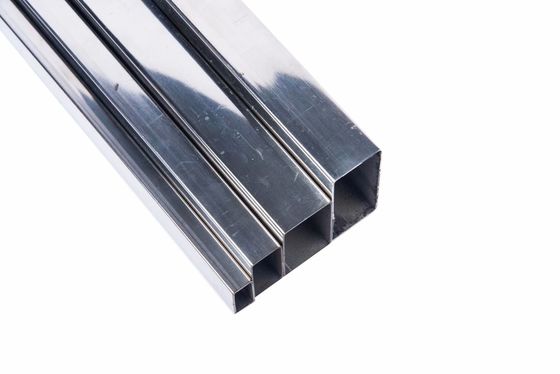 لوله جوشی توخالی فولاد ضد زنگ ASTM A554 304 مربع ERW 316 4 میلی متر